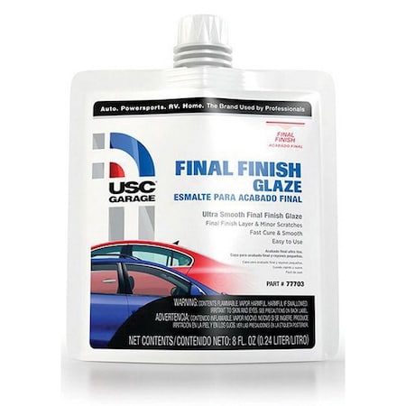 Us Chemical & Plastics USC Garage Final Finish Glaze Pouch 77703.08